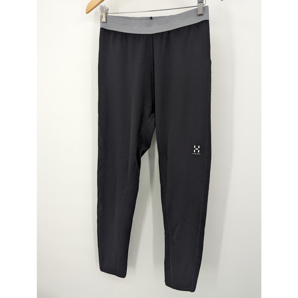 Haglöfs Soft Polartec Base Layer Pants XXL Black Thermal Fleece Lined Outdoor